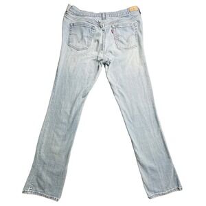 Levi's 505 Straight Leg Jeans Womens Light Wash Denim Classic Fit Comfort 34x31